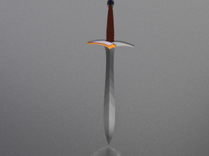 elven sword Model 3D
