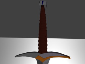elven sword Model 3D