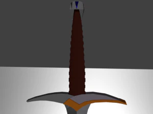 elven sword 3D Model