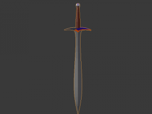 elven sword Model 3D