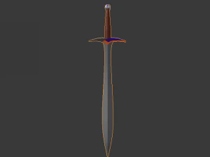 elven sword 3D Model