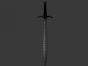elven sword Model 3D
