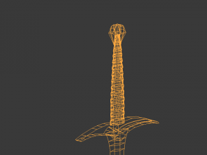 elven sword Model 3D
