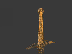 elven sword 3D Model