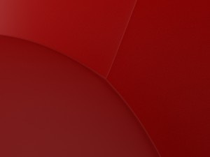 red leather upholstered armchair Modelo 3D