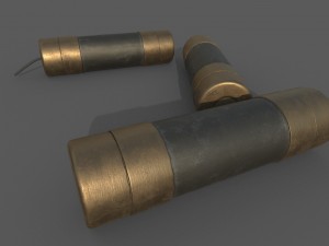 homemade grenade 3Dモデル