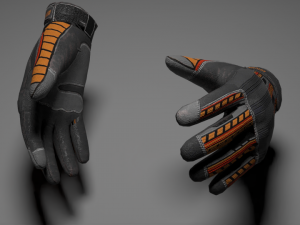 gloves autumn 3D Model