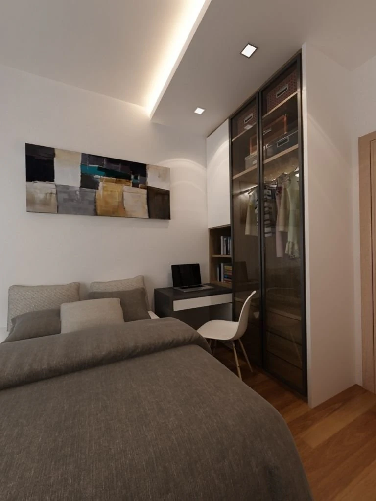 bedroom 3D Model .c4d .max .obj .3ds .fbx .stl .blend 