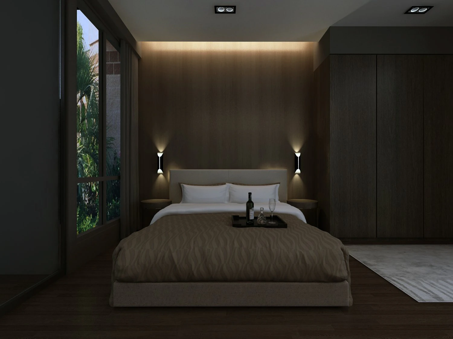 bedroom 4 3D Model .c4d .max .obj .3ds .fbx .stl .blend 