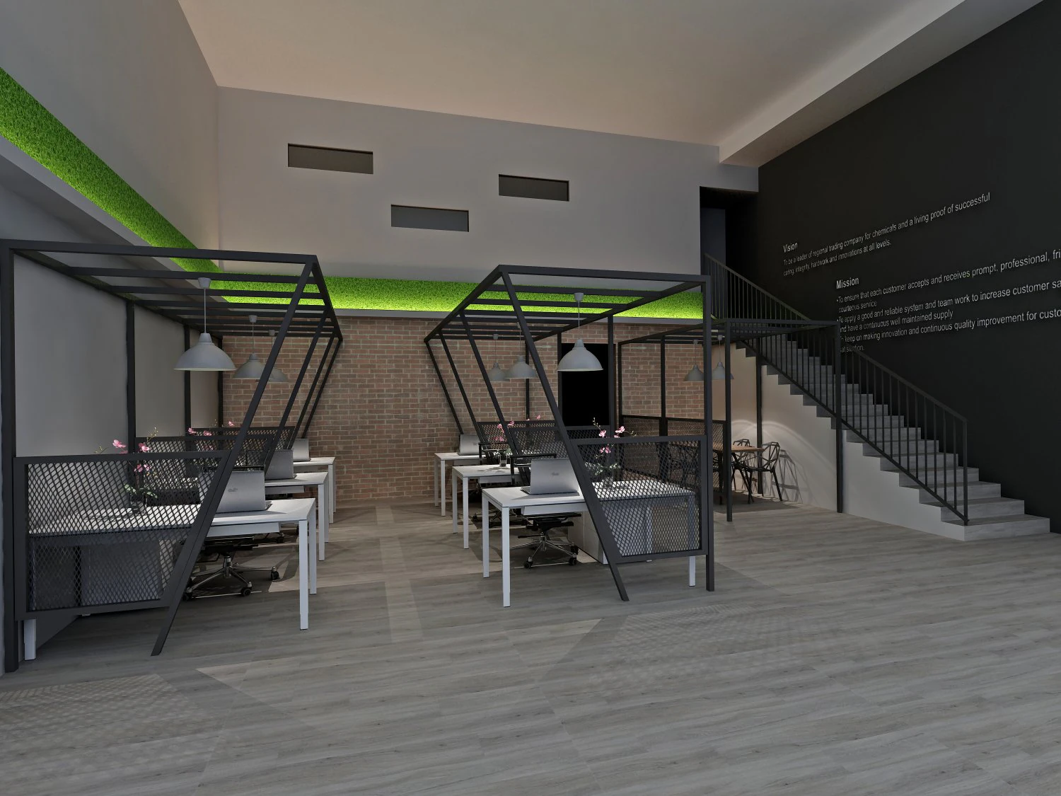 office 2 3D Model .c4d .max .obj .3ds .fbx .stl .blend 
