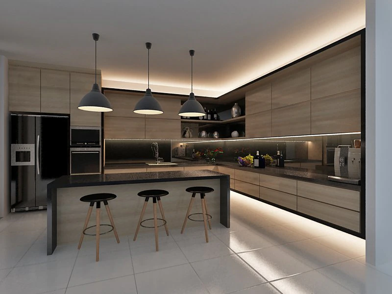 kitchen 2 3D Model .c4d .max .obj .3ds .fbx .stl .blend