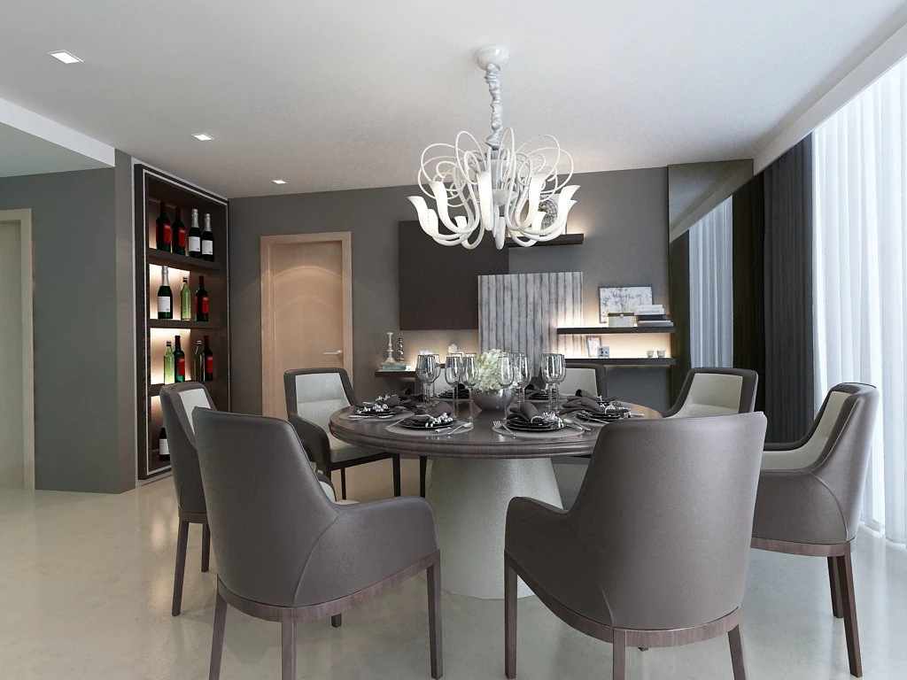dining 2 3D Model .c4d .max .obj .3ds .fbx .stl .blend