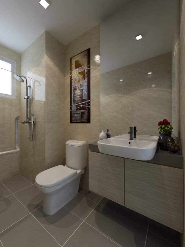 bathroom Modelo 3D .c4d .max .obj .3ds .fbx .stl .blend 
