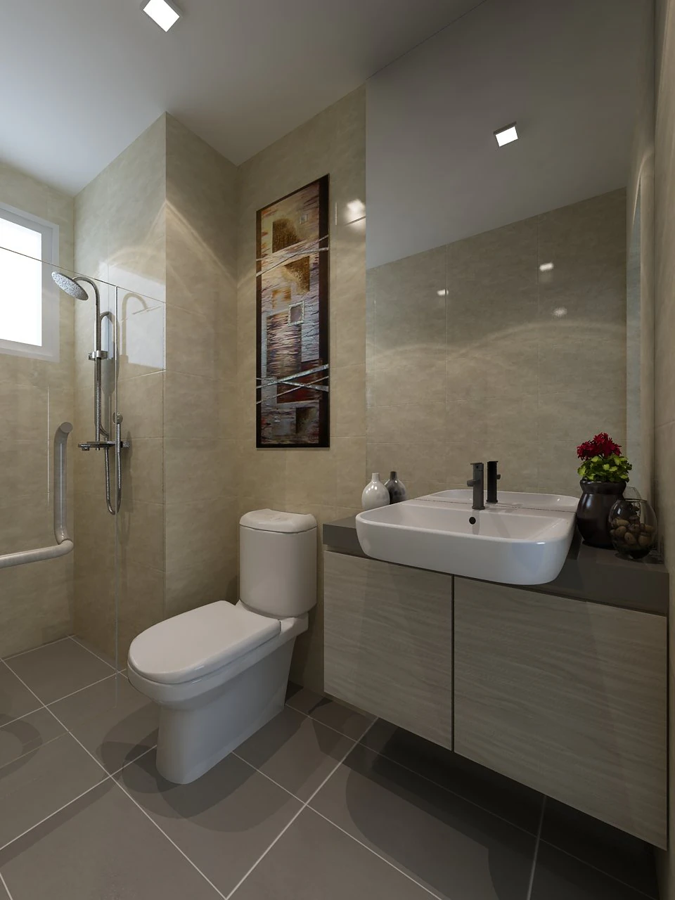 bathroom 3D Model .c4d .max .obj .3ds .fbx .stl .blend 