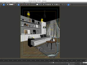living 2 3D Model