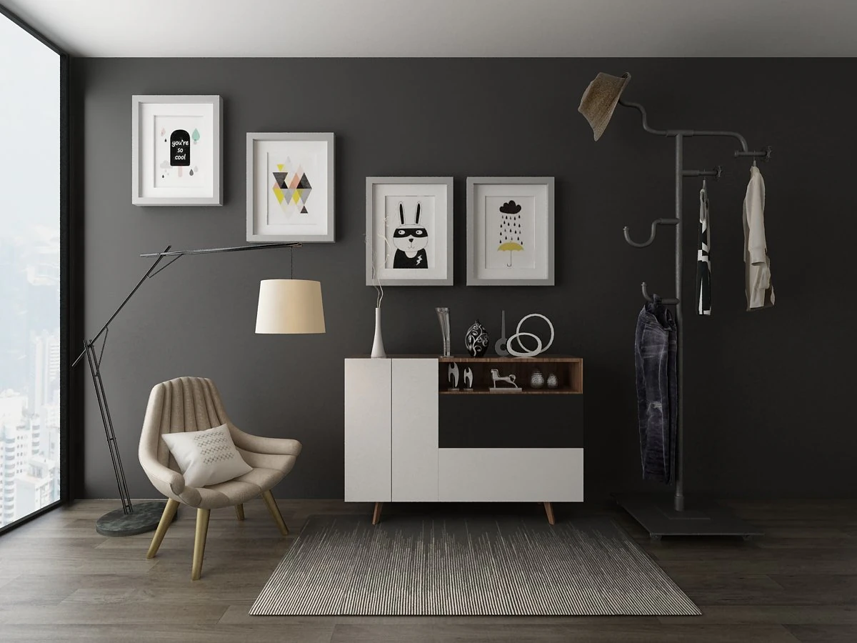 furniture set 3D Model .c4d .max .obj .3ds .fbx .stl .blend 