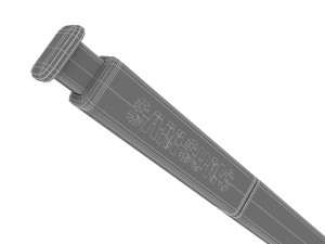 samsung galaxy note 7 gold 3D Model