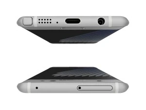 samsung galaxy note 7 white 3D Model