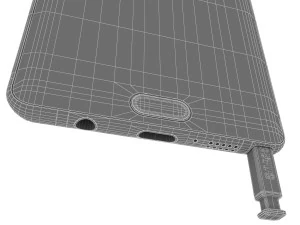 samsung galaxy note 7 blue 3D Model
