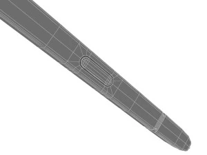 samsung galaxy note 7 blue 3D Model