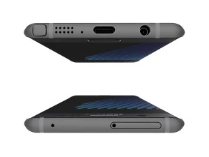 samsung galaxy note 7 black 3D Model