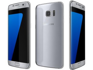 samsung galaxy s7 edge silver 3D Model