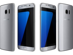 samsung galaxy s7 edge silver 3D 모델