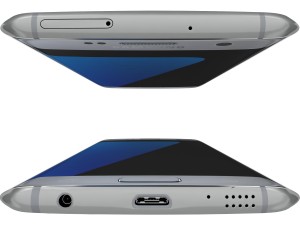 samsung galaxy s7 edge silver 3D 모델