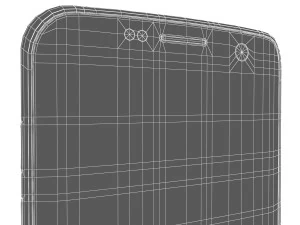 samsung galaxy s7 edge silver 3D Model