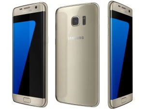 samsung galaxy s7 edge gold 3D Model
