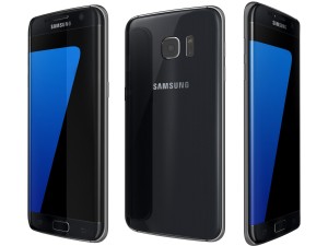 samsung galaxy s7 edge black 3D 모델