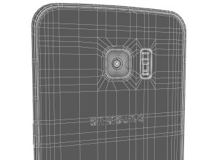 samsung galaxy s7 edge black 3D-Modell