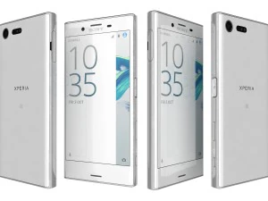sony xperia x compact white 3D Model