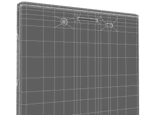 sony xperia x compact white 3D Model
