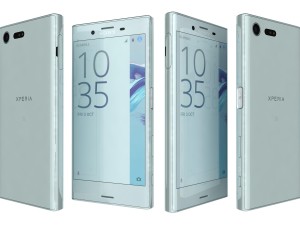 sony xperia x compact mist blue 3D Модель
