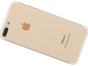 apple iphone 7 plus gold 3D Model