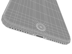 apple iphone 7 plus gold 3D Model