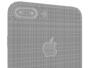 apple iphone 7 plus gold 3D Model
