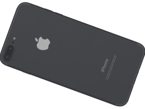 apple iphone 7 plus jet black 3D 모델