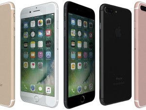 apple iphone 7 plus all colors 3D Model