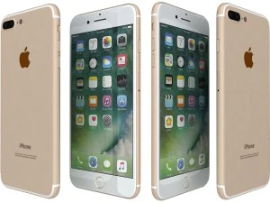 apple iphone 7 plus all colors 3D Model