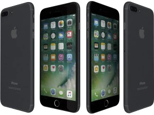 apple iphone 7 plus all colors 3D Model