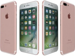 apple iphone 7 plus all colors 3D Model