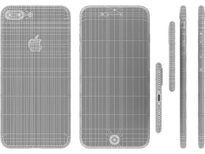 apple iphone 7 plus all colors 3D Model