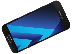 samsung galaxy a3 2017 black sky 3D Model