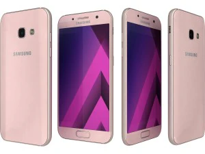 samsung galaxy a3 2017 all colors 3D Model