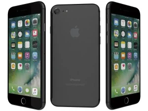 apple iphone 7 black 3D Model