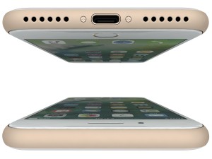 apple iphone 7 gold 3D 모델