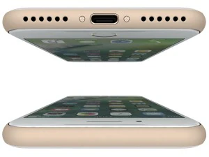apple iphone 7 gold 3D Model
