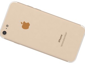 apple iphone 7 gold 3D 모델